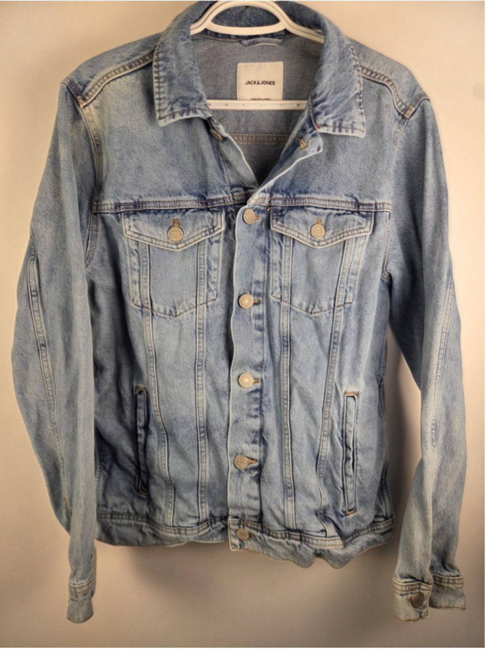 Jack & Jones Jeans Denim Jacket Size Large Pre-Owned